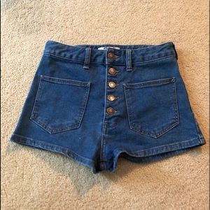 Free people jean shorts